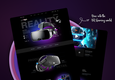 Unleashing Next-Level Virtual Reality 🚀 3d animation dribbble innovation interactiondesign productdesign techdesign ui userexperience virtualreality webdesign