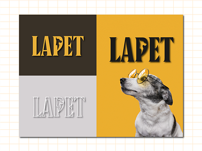 Logo development, pet supplies store "lAPEt" branding corporate identity graphic design logo petstor