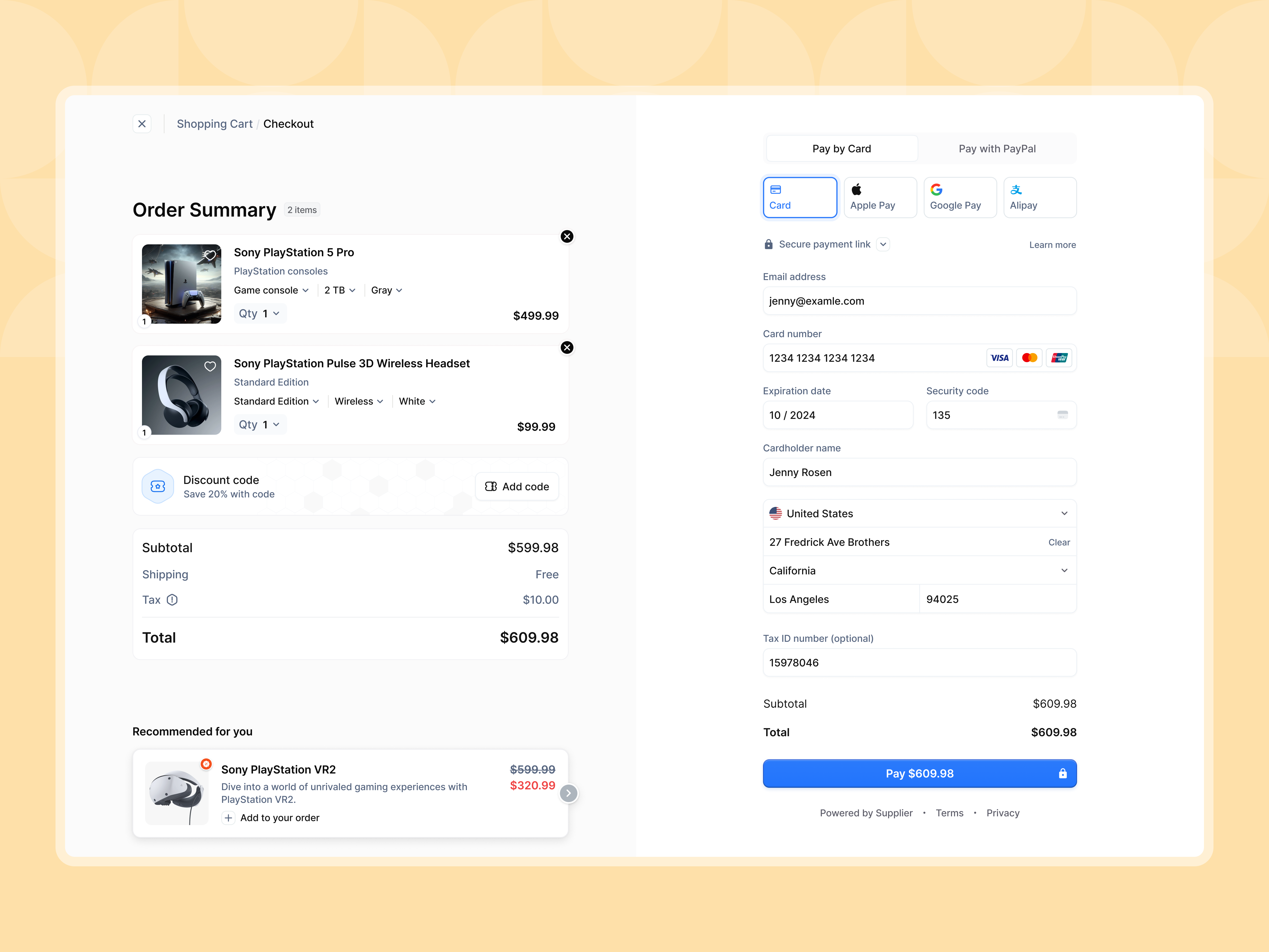 Example of Marketplace Design Services
