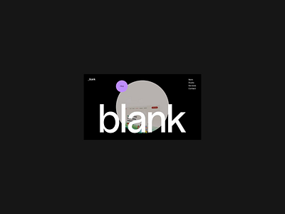 Blank’s website just got a makeover! ✨ agency branding digital portfolio studio ui ux web website