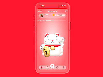 Manekineko TMA 3d ios manekineko mobile app red app telegram mini apps tma