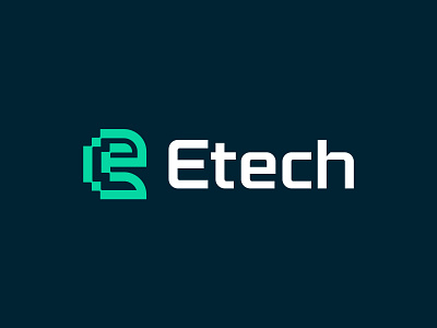 E Tech Logo for Sale | At Logoku simple