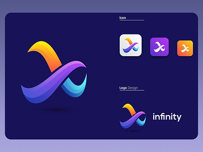 Infinity Colorful Logo brand brand identity branding creative design design graphic design icon identity infinity logo logo design logo designer logodesign logos logotype minimal monogram symbol typography vector