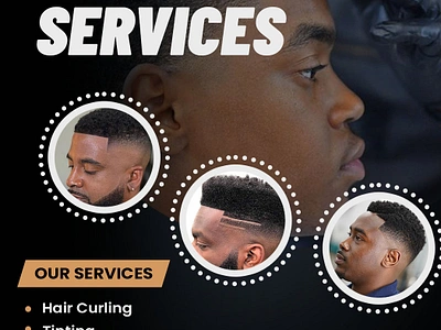 Simple Barber flyer barber barlow condensed graphic design league spartan photoshop poppin promotional flyer