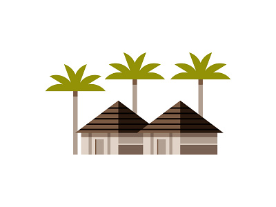 Last Resort architecture beach branding calendar coconut design digital editorial house icon illustration indonesia island life resort riau tropic vector