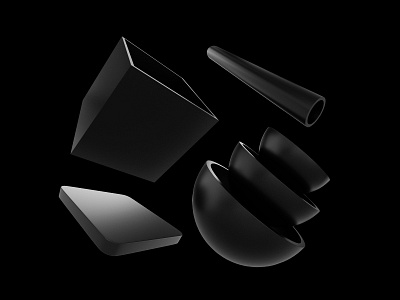 Design assets: 3D Black Shapes Collection 3d 3d assets 3d black shapes 3d illustration 3d shapes black black collection black shapes brand design branding design design resources free graphic design illustration modern resources ui ux web design