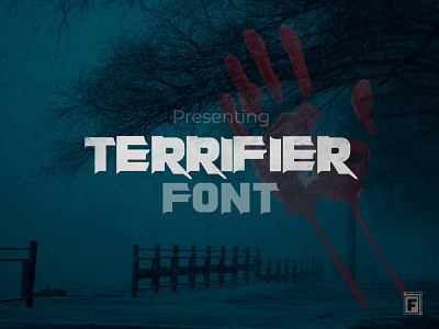 Terrifier Font | Inspired by Terrifer Movie Poster afraid font best font design fear font font font design font development font hollywood font hub fonts bird hot font illustration movie font popular font poster font terrific font terrifier font terrifier movie font title font ui