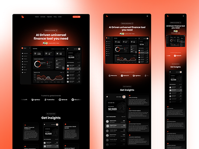 Groww - Dark SaaS Figma & Framer Template - Freebie animation color palette components dark design system figma framer free freebie glow minimal modern sleek theme web webpage website