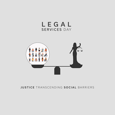 LEGAL SERVICES DAY graphic design legal services poster design