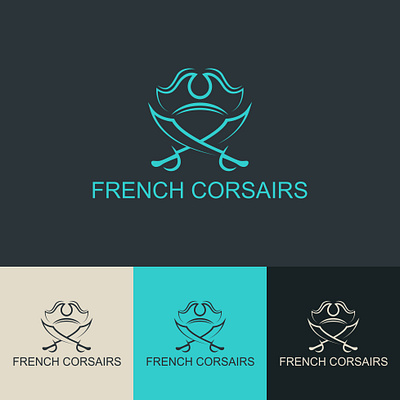 Set sail with style! brandidentity creativelogo designinspiration dribbble frenchcorsairs graphicdesign logodesign modernlogo piratetheme