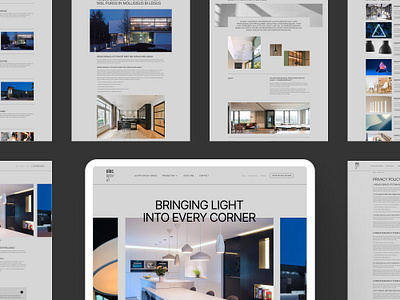 elec lightin' art website belgium branding brussels design graphic design responsive ui ux design