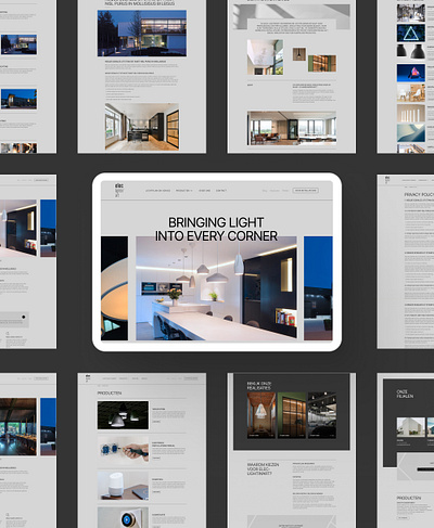 elec lightin' art website belgium branding brussels design graphic design responsive ui ux design