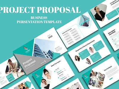 Project Proposal Persentation animation branding graphic design motion graphics pitch deck powerpoint