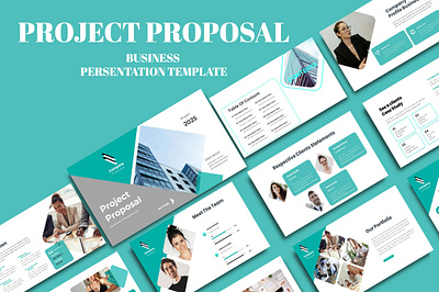 Project Proposal Persentation animation branding graphic design motion graphics pitch deck powerpoint