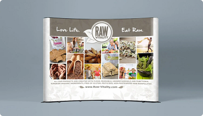 Raw Vitality - Graphic Design - Creasions graphic design