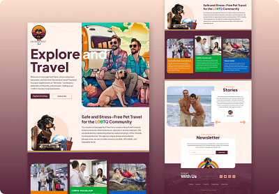 Sausage Fest Travel - Website Design - Creasions ui web design website website development