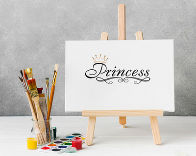 Logo design for the brand's products Princess brand branding branding business design graphic design logo princess