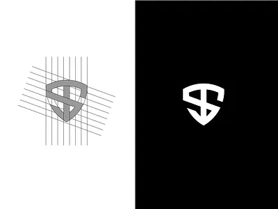 Letter ST Shield Logo (For sell) branding design graphic design illustration letter logo logo logo design monogram shield logo st st logo vector