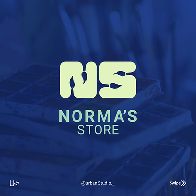 Norma's Store branding graphic design logo