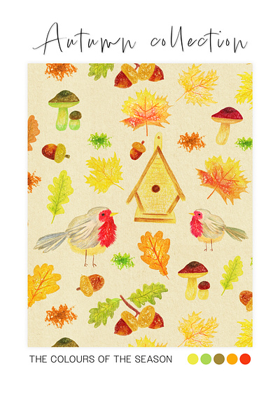 AUTUMN COLLECTION graphic design