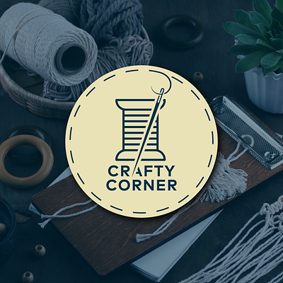 Crafty Corner branding graphic design logo