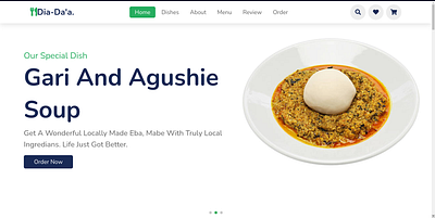 Restuarant Website Design branding graphic design ui