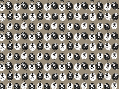 Illustration, seamless pattern "Sheep" branding design graphic design ill illustration pattern seamless pattern ui vector