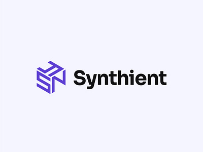 Synthient brand brand design brand identity clean fingerprint ip logo logo design logotype modern security startup synthient web security website