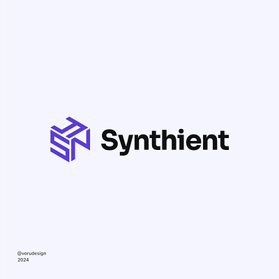 Synthient brand brand design brand identity clean fingerprint ip logo logo design logotype modern security startup synthient web security website