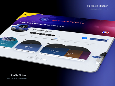 FB UI Panel 3d mockup brand branding custom browser facebook panel ui ux free freebies gratuit graphic design illustrator ai page facebook photoshop psd pictures print designer profile facebook profile picture social media timeline banner typo typography ui ux ui ux designer