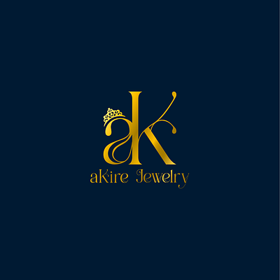 AKire Jewelry branding graphic design logo