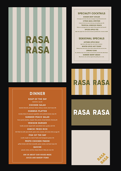 Rasa Rasa Restaurant adobe illustrator brand identity branding fun graphic design identity illustrator minimalist restaurant