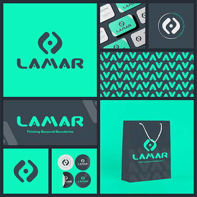 Lamar - Tech Company branding graphic design logo