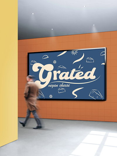 Grated - Brand Bilboard branding design graphic design illustration illustrator logo photoshop vector