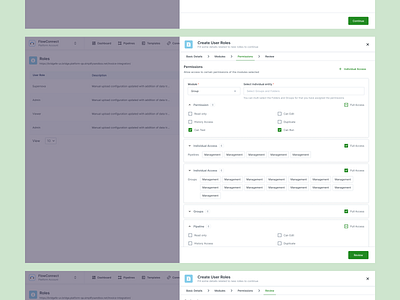 Identity & Access Management - Permissions ai api automation connect dashboard design system enterprise flowconnect identity access management ipaas saas ui uiux ux workato workflows