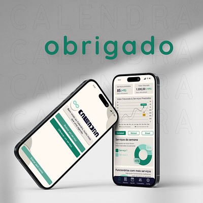 CALENDRA UI/UX app design graphic design mobile ui ux