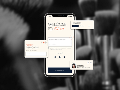 Mobile design for beauty app appdesign appmobile beautyapp mobileapp stylistapp ui ux uxui uxuidesign