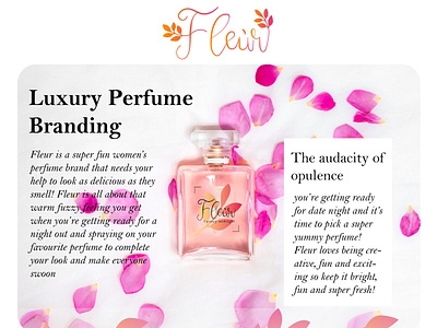 Fleur Luxury Perfume Branding Design 3d animation brand brand guidelines branding branding design branding in marketing branding style guides business branding company branding design design templates graphic design illustration logo logo brand guidelines motion graphics perfume brand ui ux