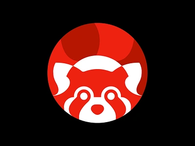 LOGO - RED PANDA animal branding design graphic design icon identity illustration logo marks panda red red panda symbol ui