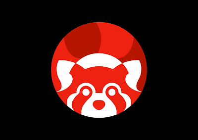 LOGO - RED PANDA animal branding design graphic design icon identity illustration logo marks panda red red panda symbol ui