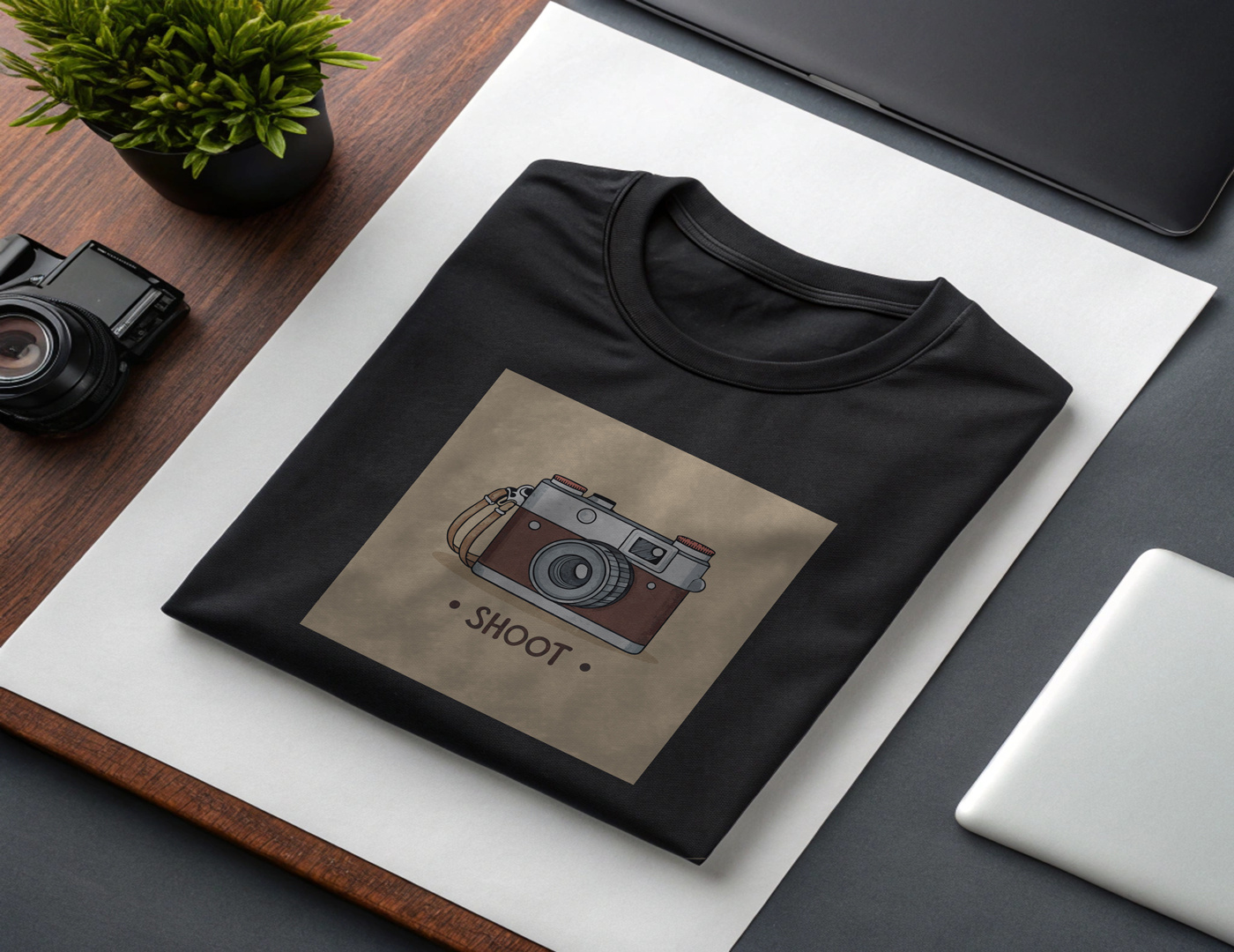 Photographer Vintage T-Shirt Design custom t shirt design graphic tee design photographer t shirt t shirt illustration vintage t shirt design