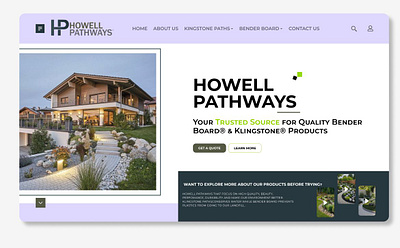 Howell Pathways app design figma landing page ui ux web design