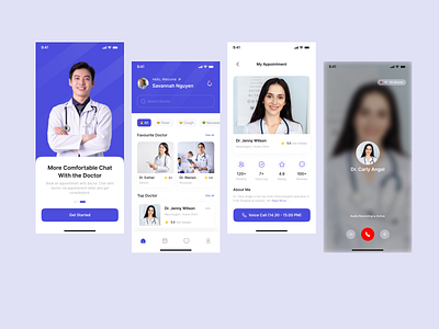 Medical Appointment App appointment medical app mobile ui ui