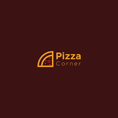 Pizza Corner Logo branding corner corner logo corner logo desig design graphic design illustration logo logo design minimal pizza pizza logo pizza logo design vector