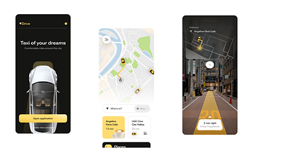 Taxi App mobile app taxi mobile app ui