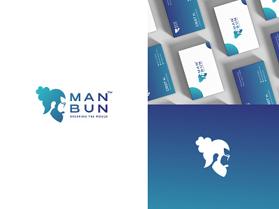 Logo Guide - MAN BUN - Breaking The Mould brand guideline branding business card logo guide man bun