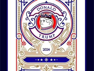 Donald Trump - Luxury Playing Cards america back design cards election playing cards president trump united states usa