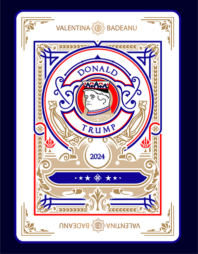 Donald Trump - Luxury Playing Cards america back design cards election playing cards president trump united states usa