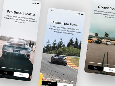 Sports car app - highlights app app design car car app concept ios sport sport app sport website ui ui design uxui