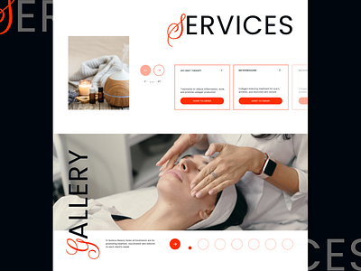 Skincare Salon Landing Page beauty salon beauty services beauty treatment bold typography branding clean design corporate website corporate website design cosmetics design fashion hair dresser hair styling minimalistic skincare spa center ui uiux web design website redesign